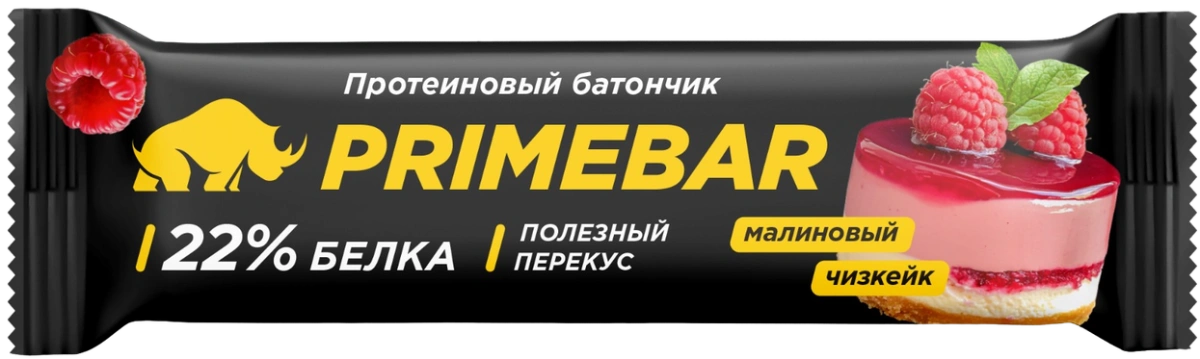 Primebar Батончик Малиновый чизкейк