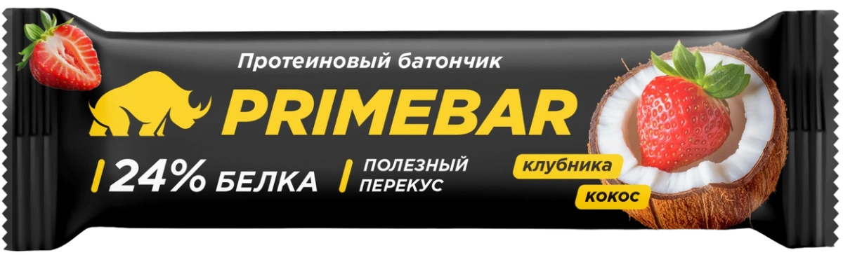 Primebar Батончик Клубника, кокос